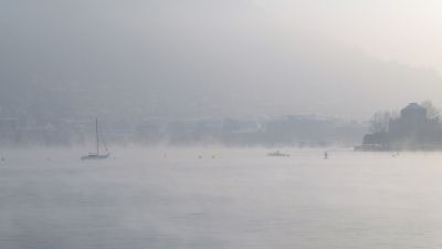 20 dicembre - Il lago di Como con -8Â°C

